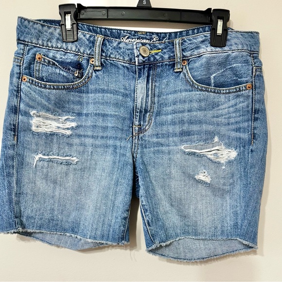 aerie Pants - American Eagle for Aerie | Distressed Jean Cut Off Style Shorts | Size 8